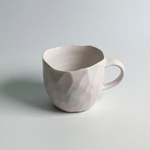 The 'Faceted Mug' Pink